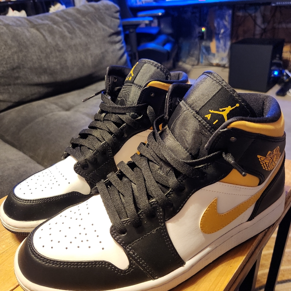 Jordan 1 Mid Pollen